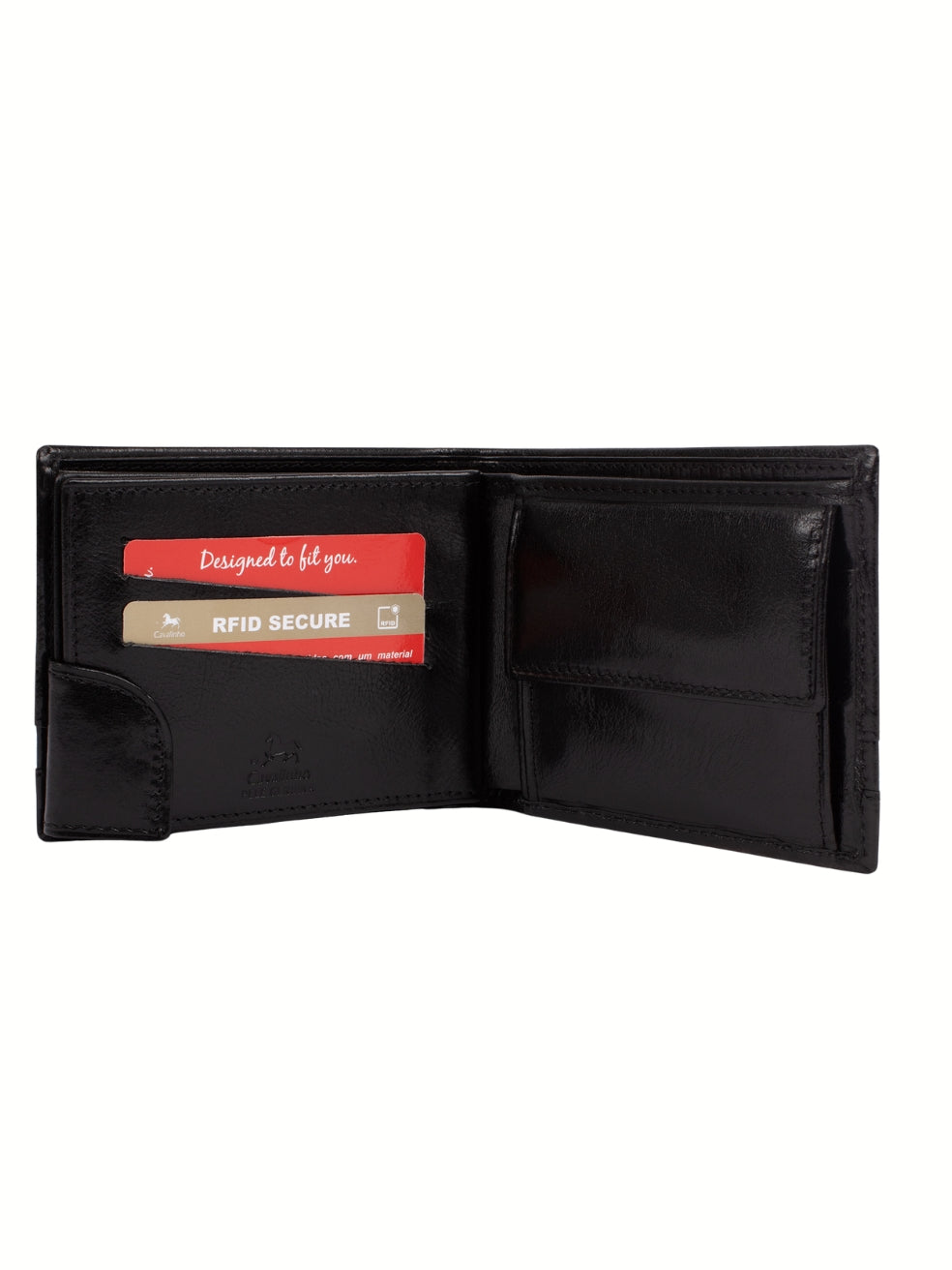 Cavalinho Di Cavallo Bifold Leather Wallet SKU 28660512.01 #color_black