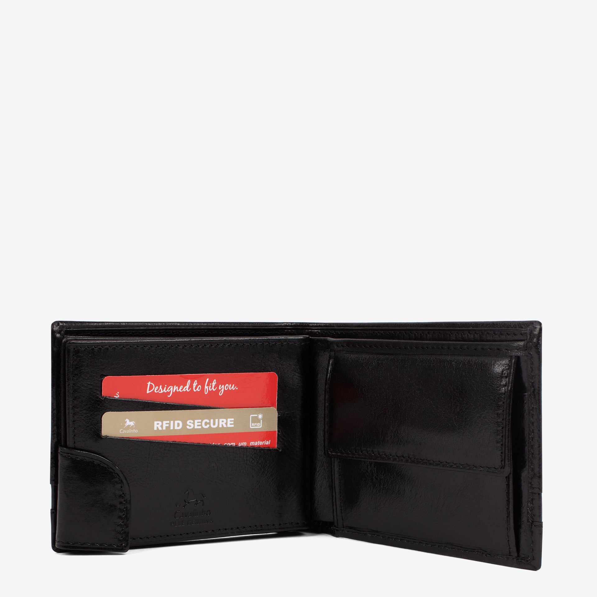 Cavalinho Di Cavallo Bifold Leather Wallet SKU 28660512.01 #color_black