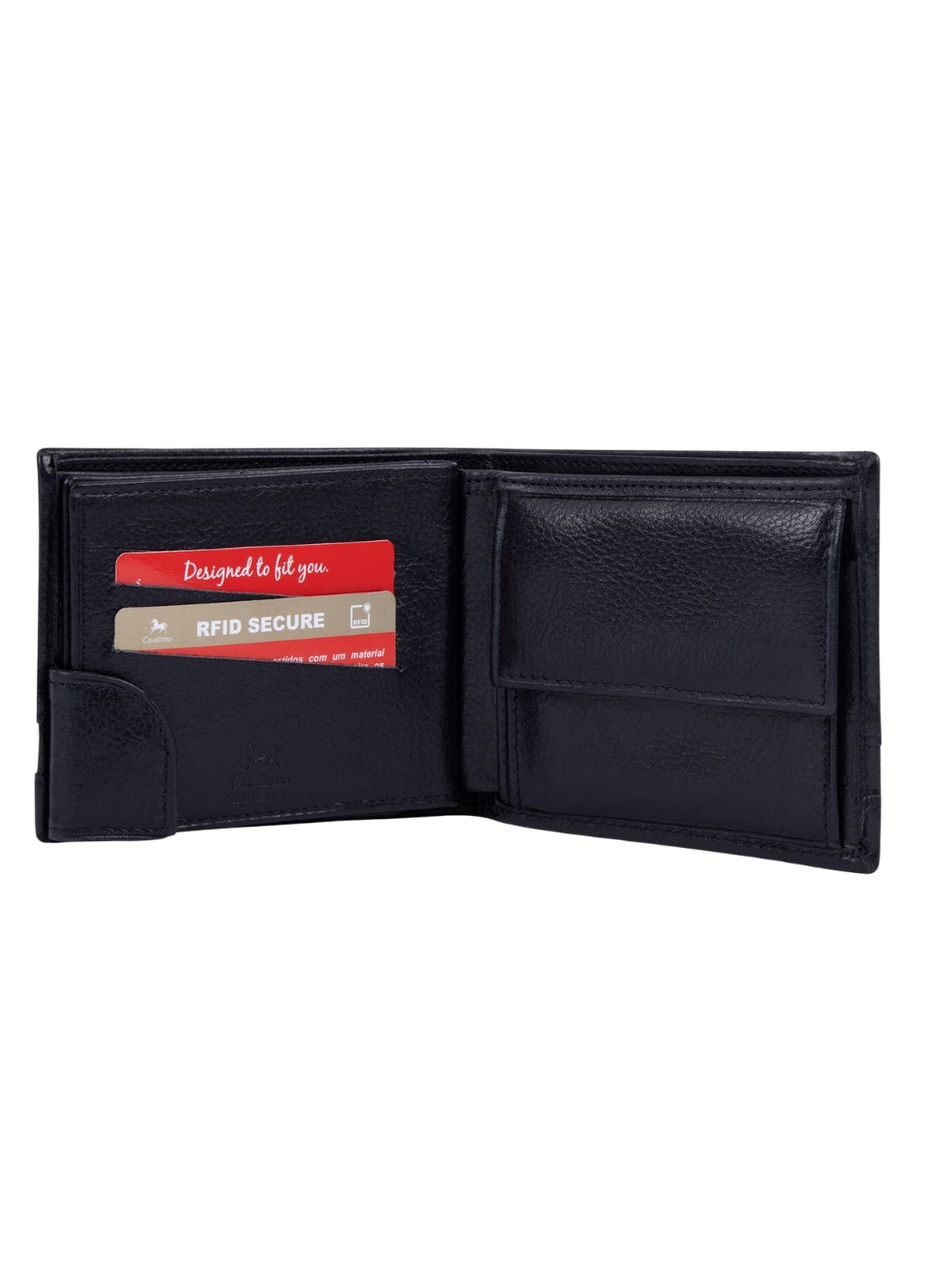 Cavalinho Di Cavallo Bifold Leather Wallet SKU 28660512.03 #color_navy