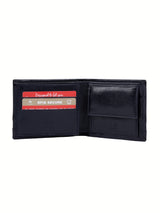 Cavalinho Di Cavallo Trifold Leather Wallet SKU 28660517.03 #color_navy