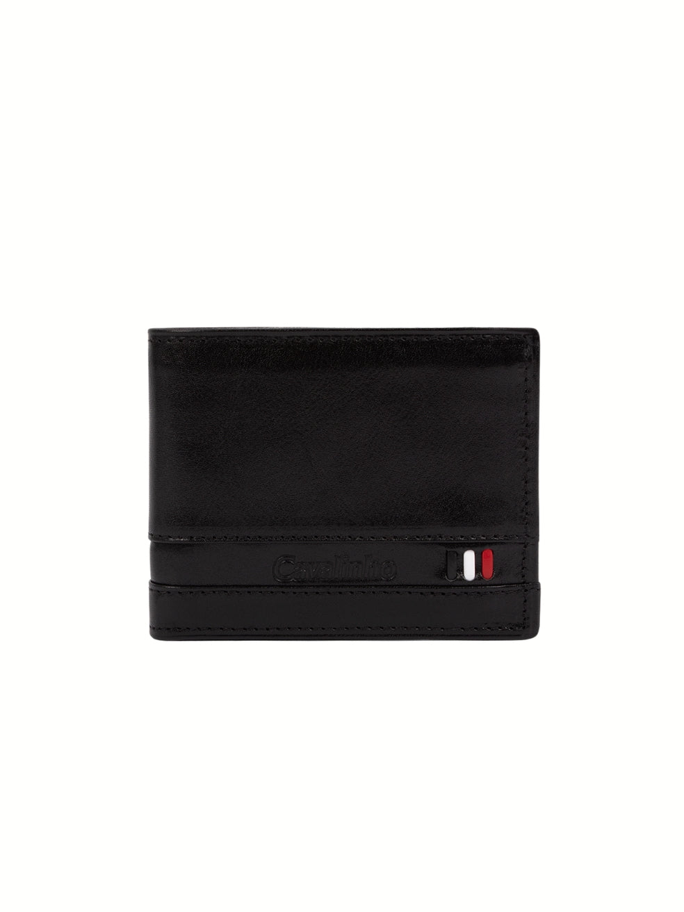 Cavalinho Di Cavallo Trifold Leather Wallet SKU 28660529.01 #color_black