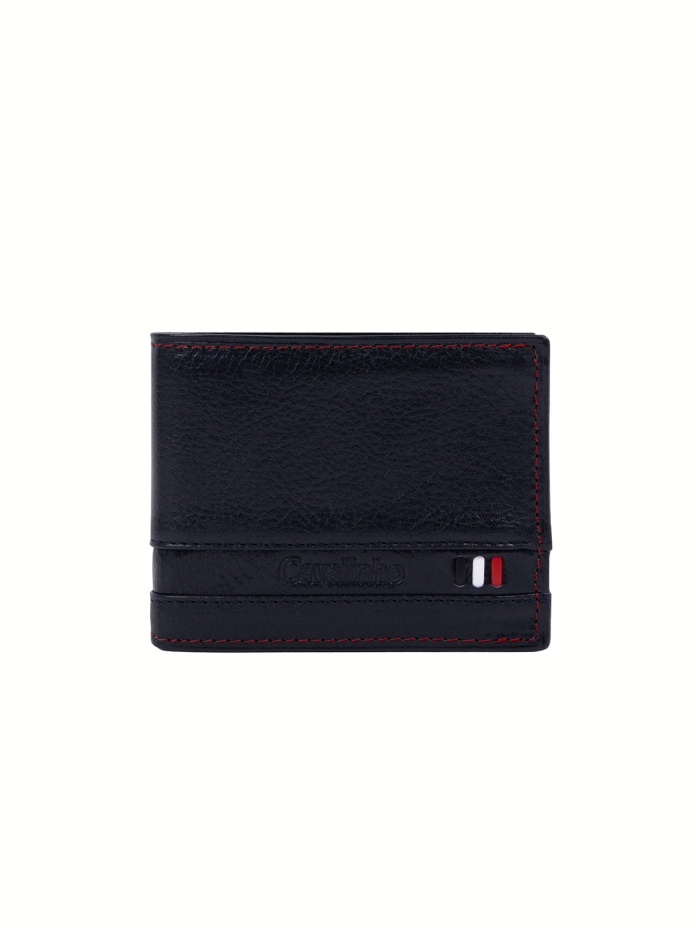 Cavalinho Di Cavallo Trifold Leather Wallet SKU 28660529.03 #color_navy