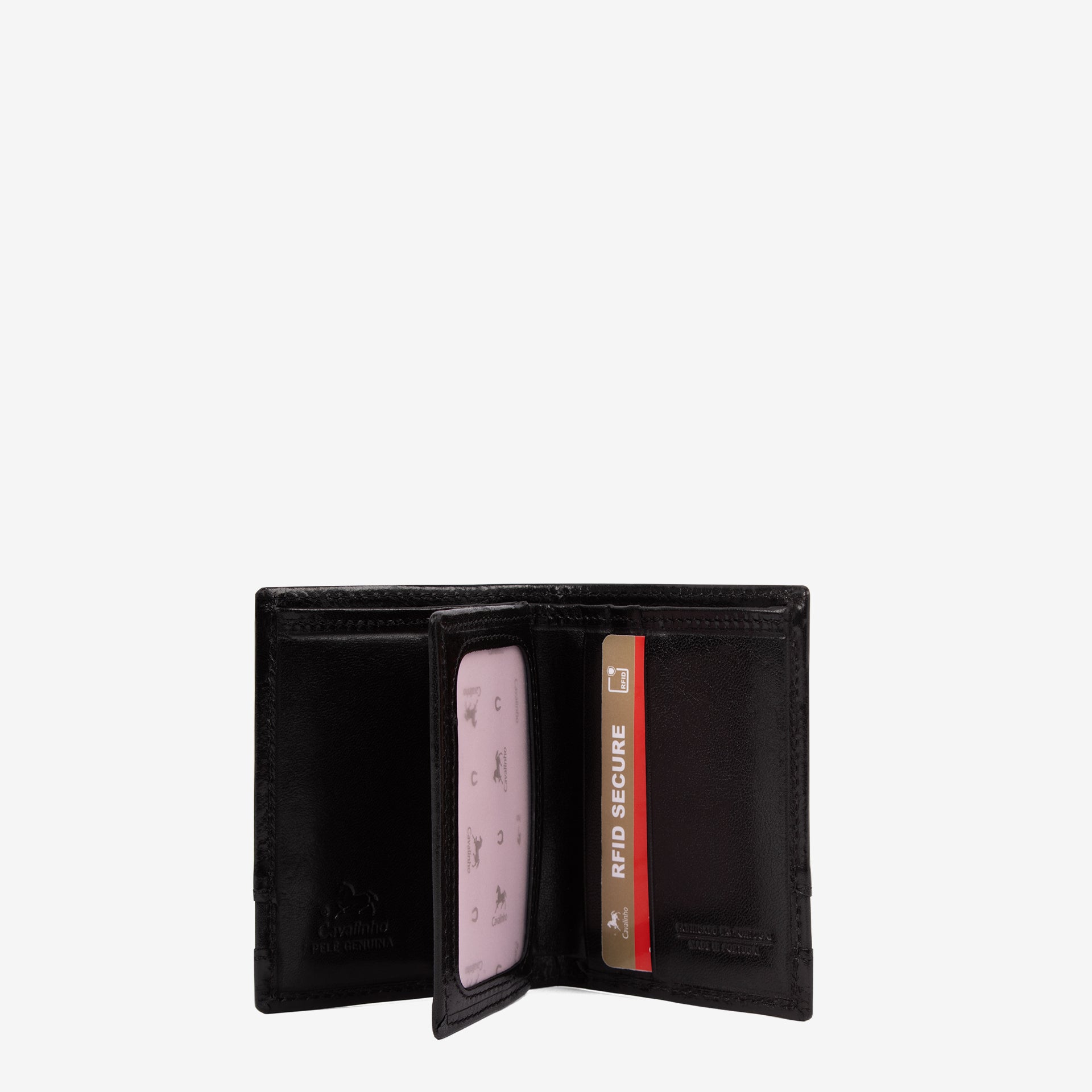 Cavalinho Di Cavallo Bifold Leather Wallet SKU 28660533.01 #color_black