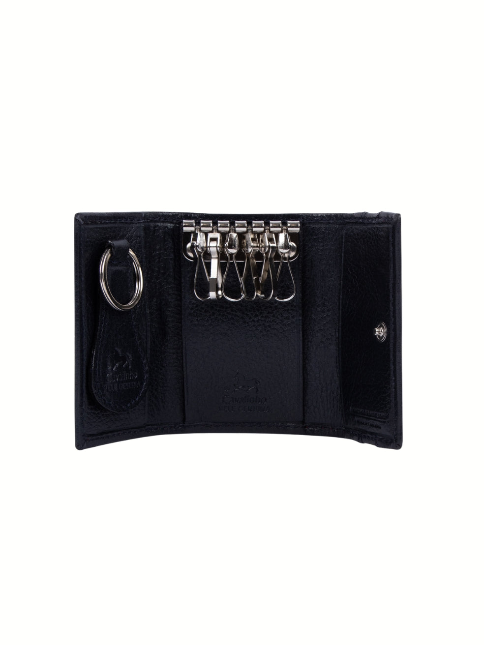 Cavalinho Di Cavallo Leather Key Holder Wallet SKU 28660535.03 #color_navy