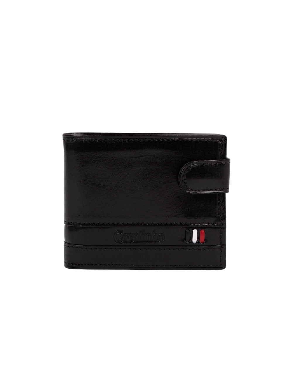 Cavalinho Di Cavallo Bifold Leather Wallet SKU 28660588.01 #color_black