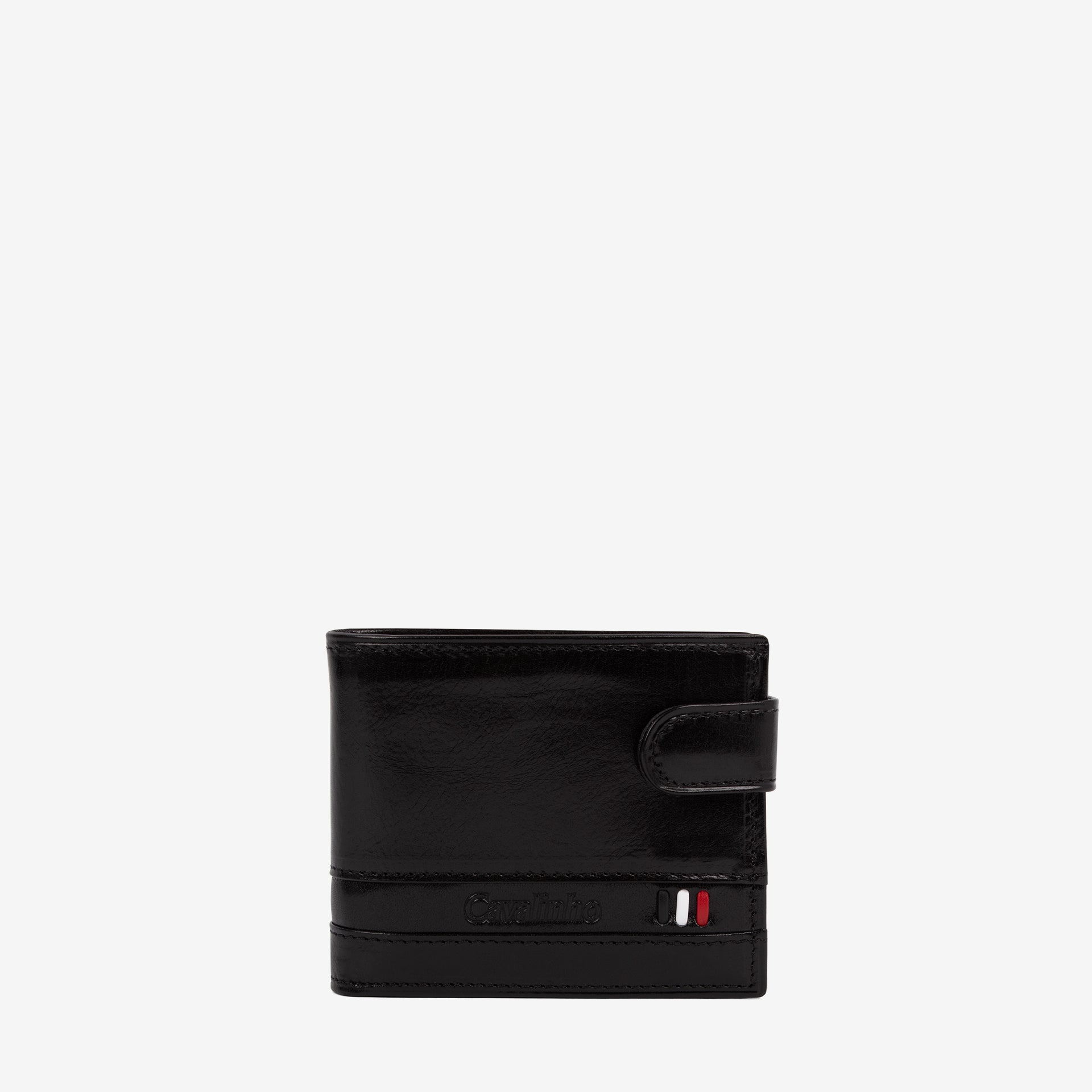 Cavalinho Di Cavallo Bifold Leather Wallet SKU 28660588.01 #color_black