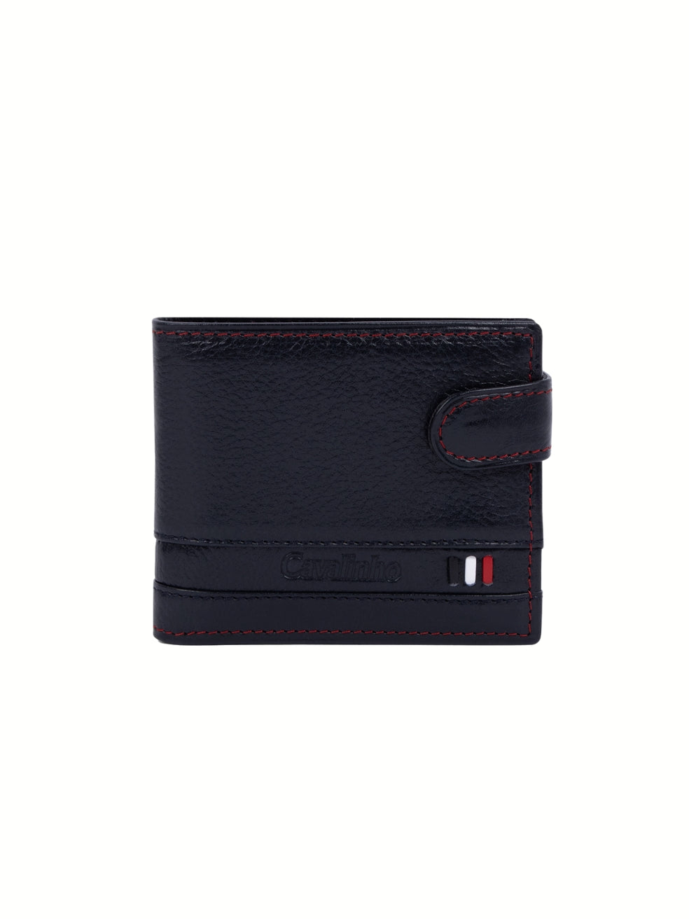 Cavalinho Di Cavallo Bifold Leather Wallet SKU 28660588.03 #color_navy