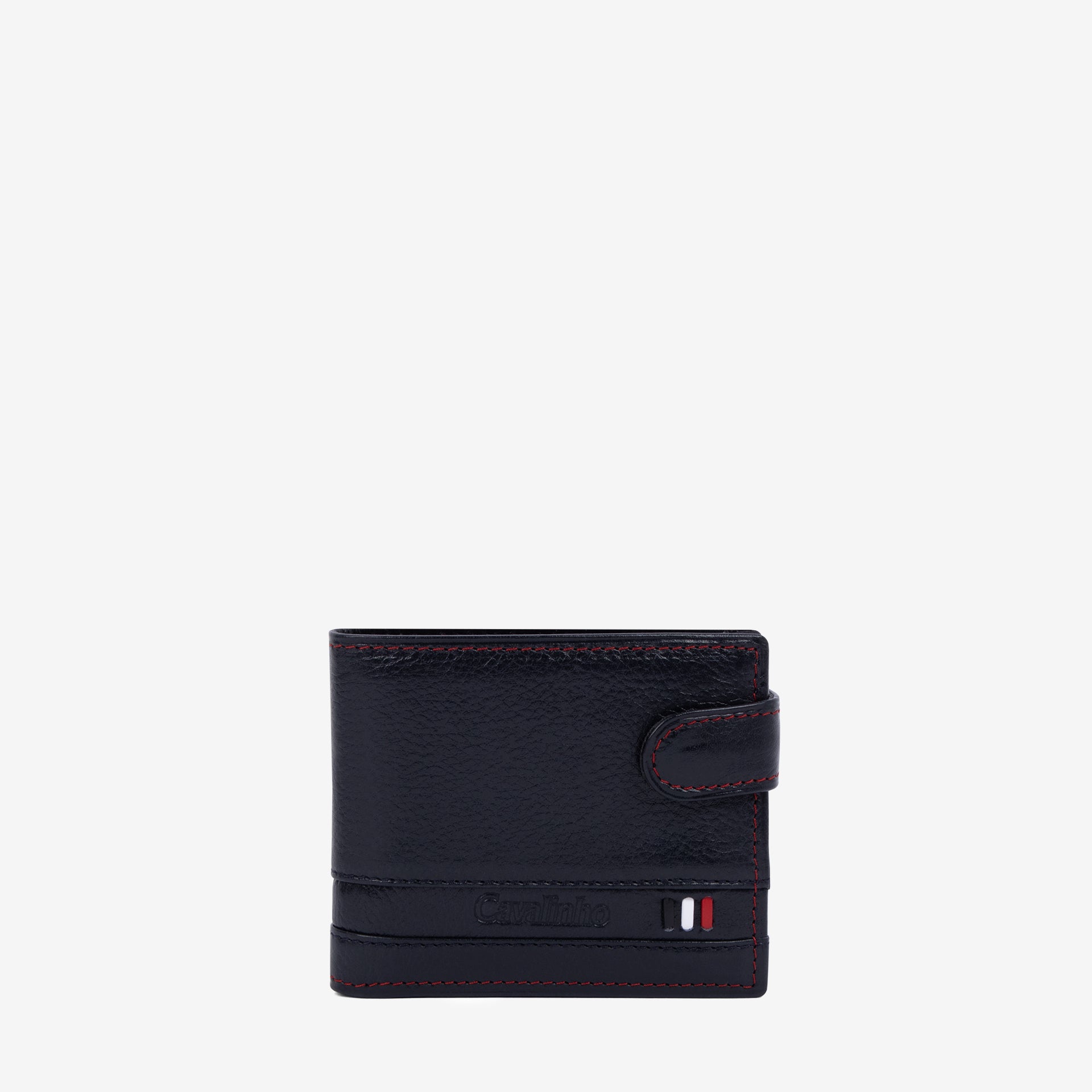 Cavalinho Di Cavallo Bifold Leather Wallet SKU 28660588.03 #color_navy