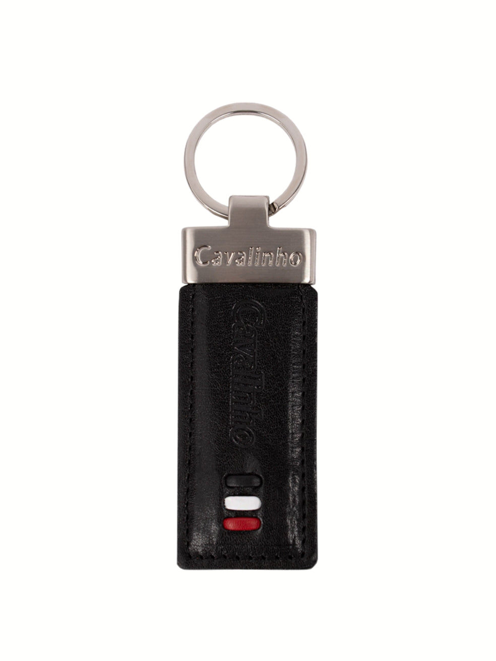 Cavalinho Di Cavallo Leather Keychain SKU 28660592.01 #color_black