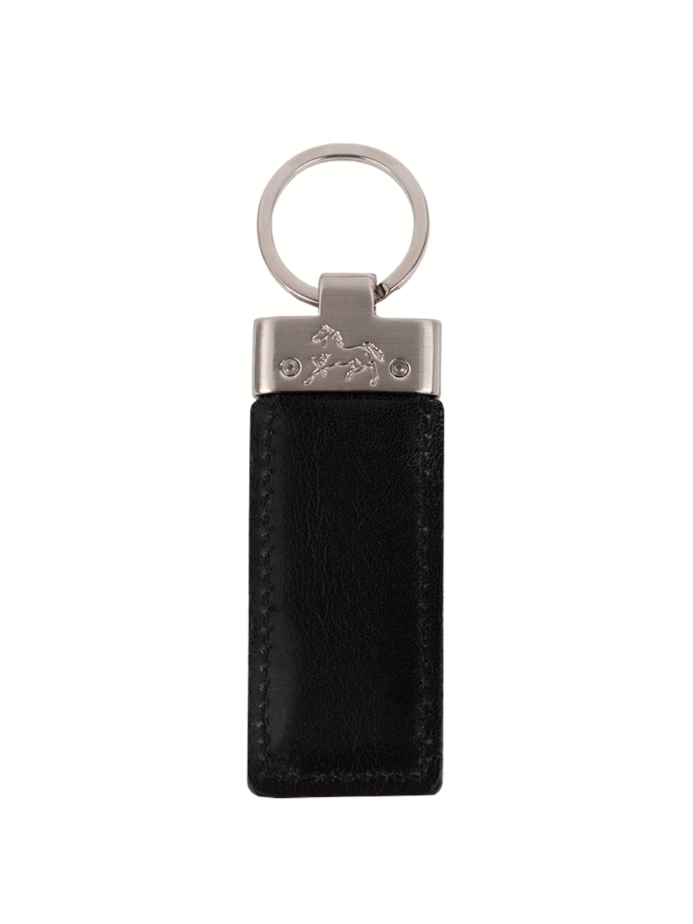 Cavalinho Di Cavallo Leather Keychain SKU 28660592.01 #color_black