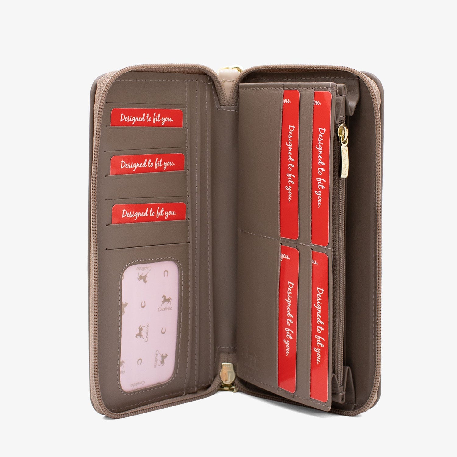 Cavalinho Signature Wristlet Wallet for Women SKU 28740212.31 #color_sand / beige