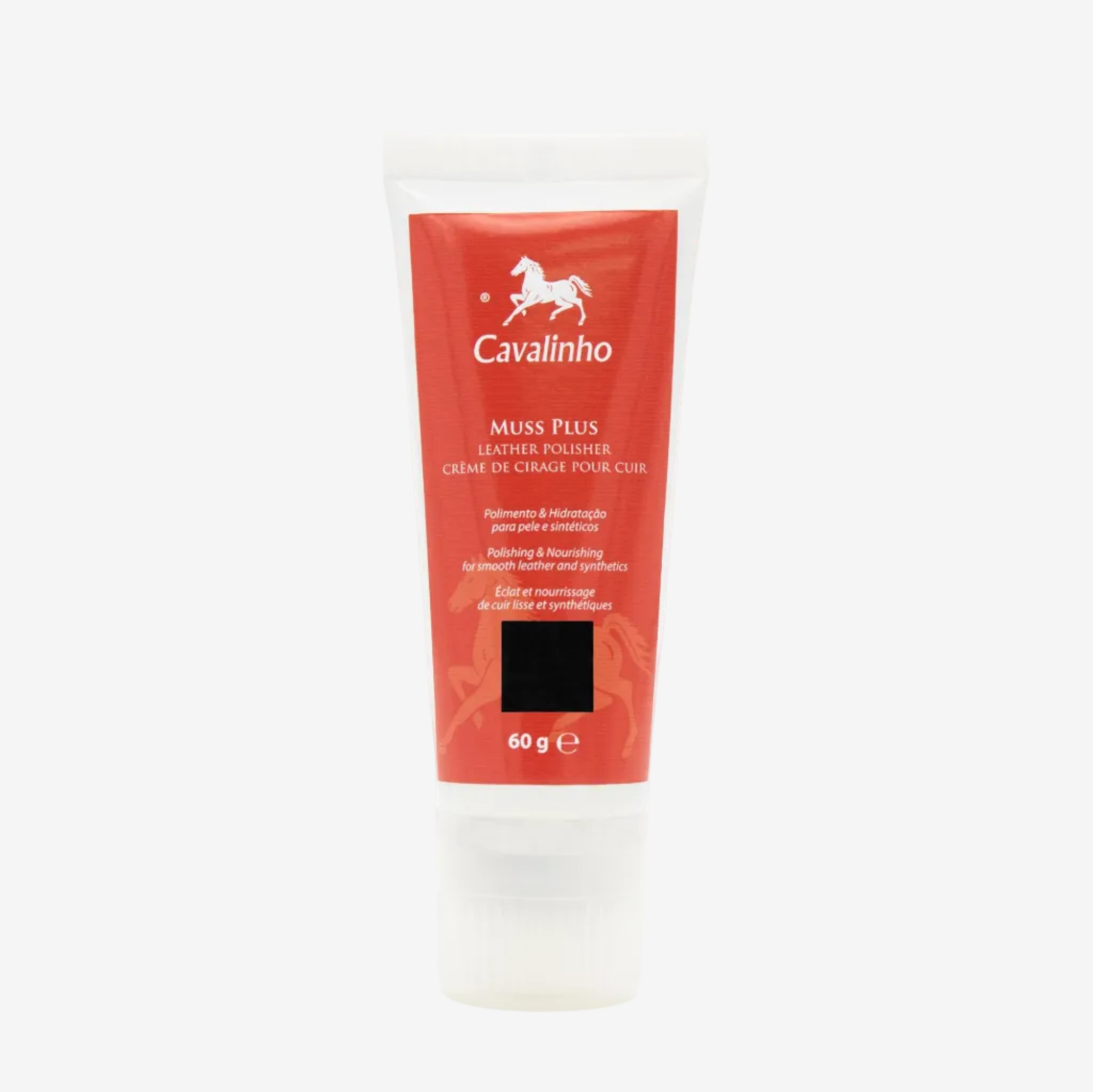 Cavalinho Muss Plus Black Leather Polisher 60g 38022004.01 #color_Black, noir, preto