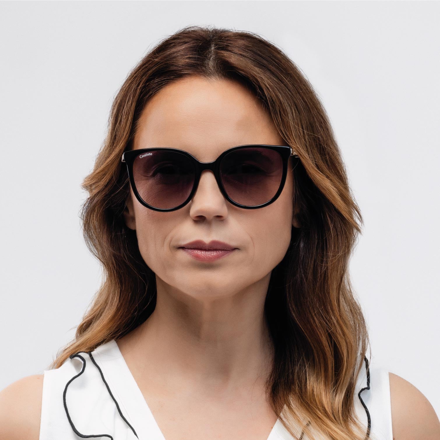 Cavalinho Cosmopolis Designer Sunglasses for Women SKU 38501423.01 #color_black