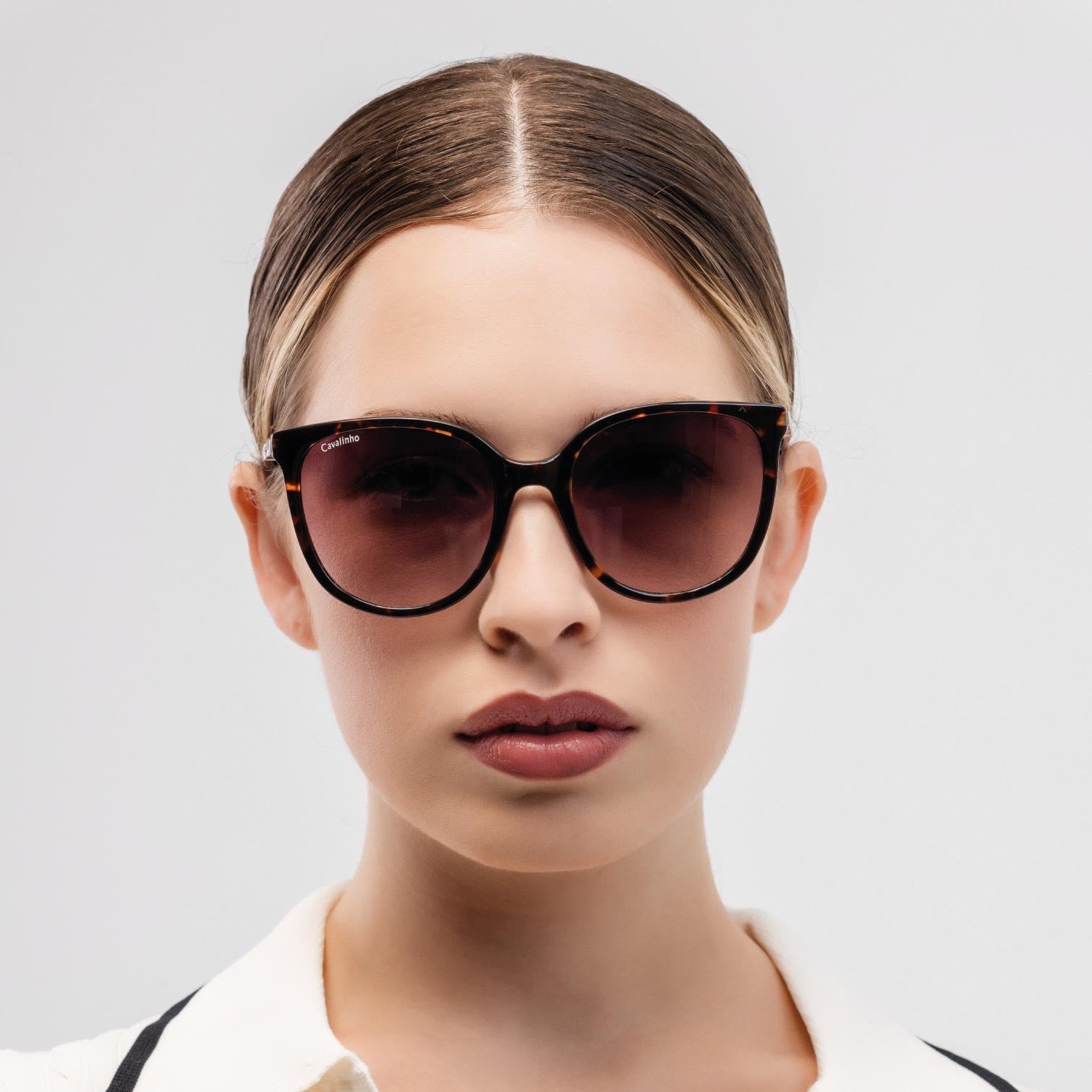 Cavalinho Cosmopolis Designer Sunglasses for Women SKU 38501423.02 #color_brown