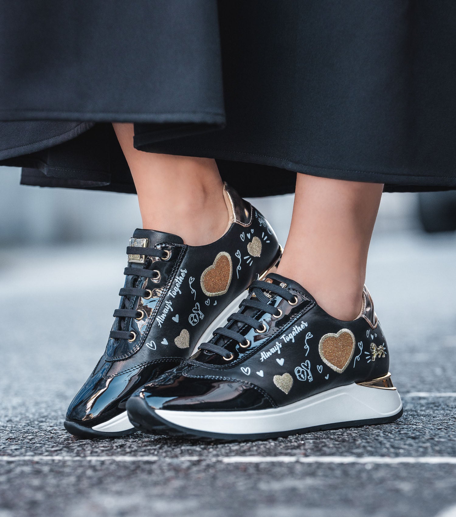 Cavalinho Always Together Sneakers for Engagement Wedding for Women SKU 48010088.01 #color_Black