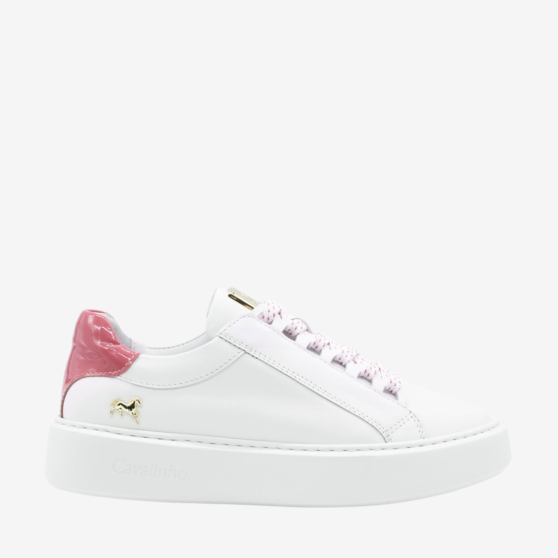 Cavalinho Ragazza White Sneakers for Women SKU 48010104.18 #color_white / pink