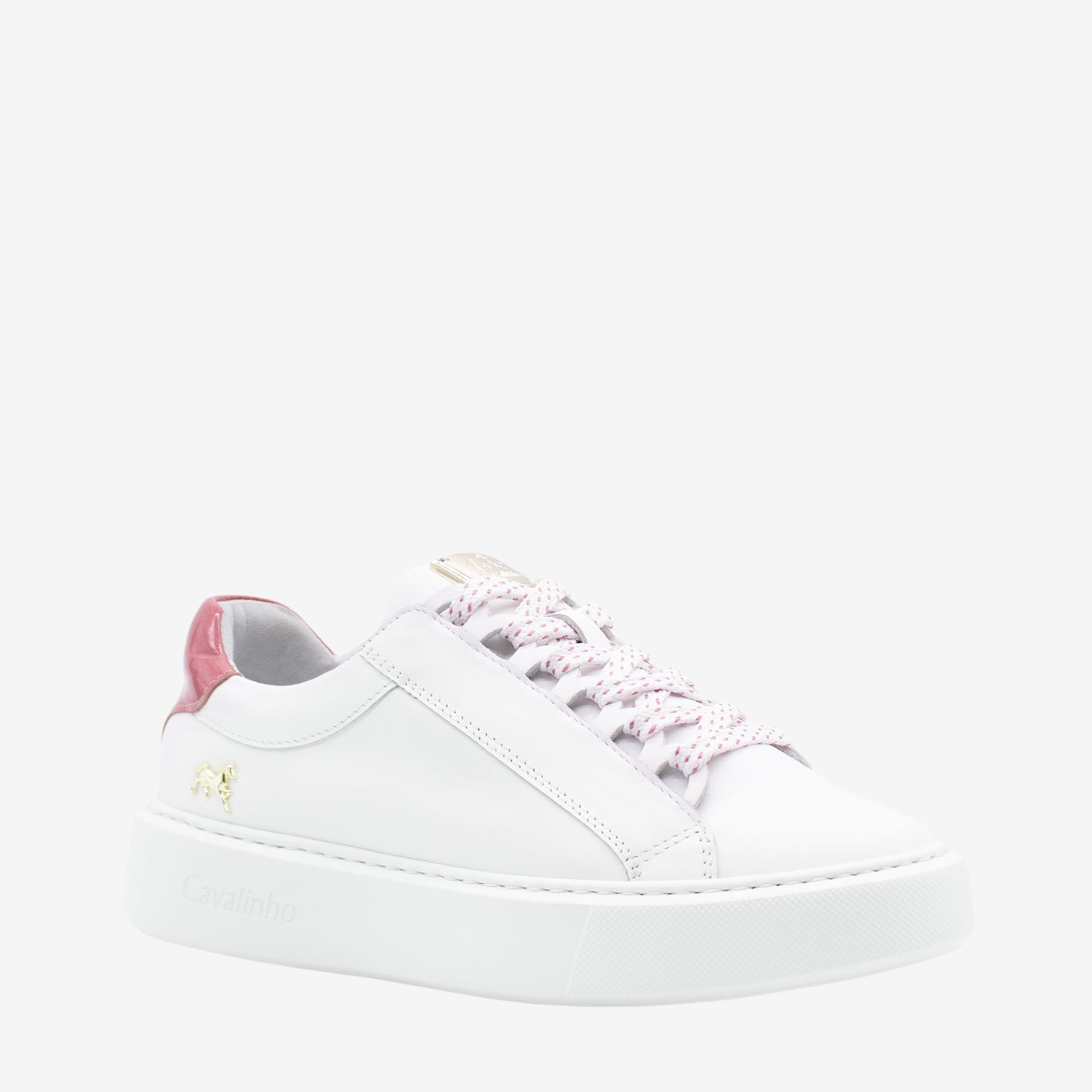 Cavalinho Ragazza White Sneakers for Women SKU 48010104.18 #color_white / pink