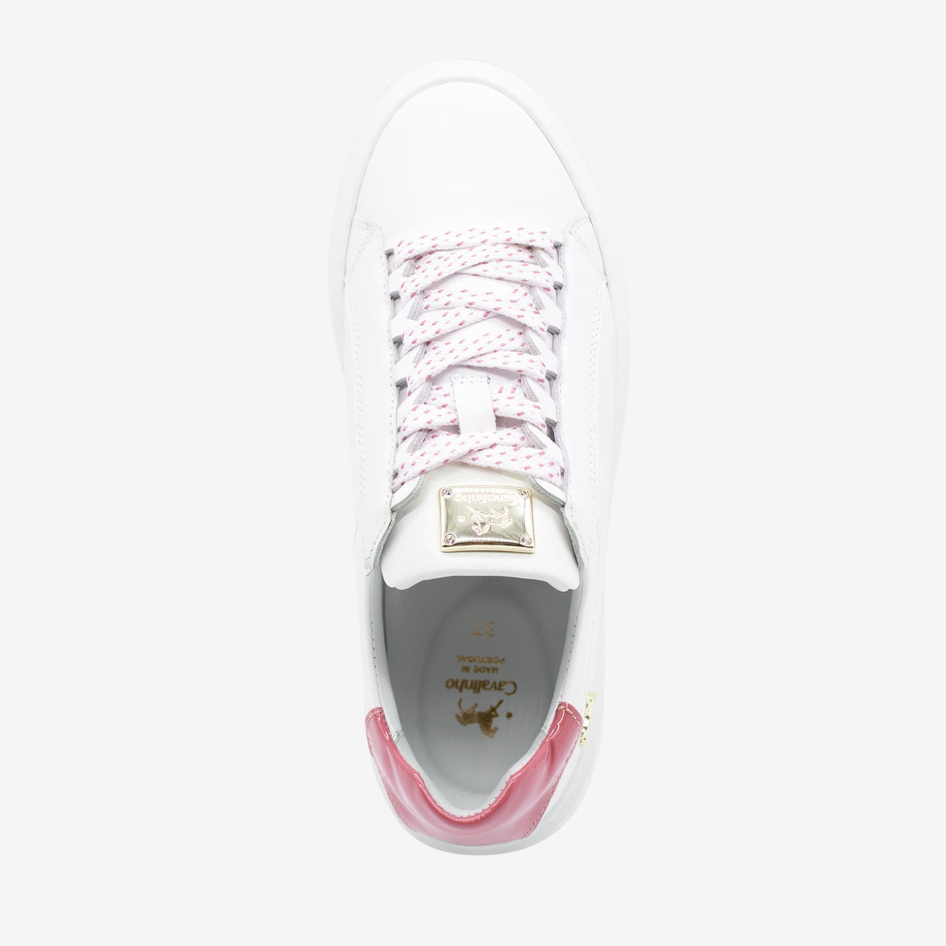 Cavalinho Ragazza White Sneakers for Women SKU 48010104.18 #color_white / pink