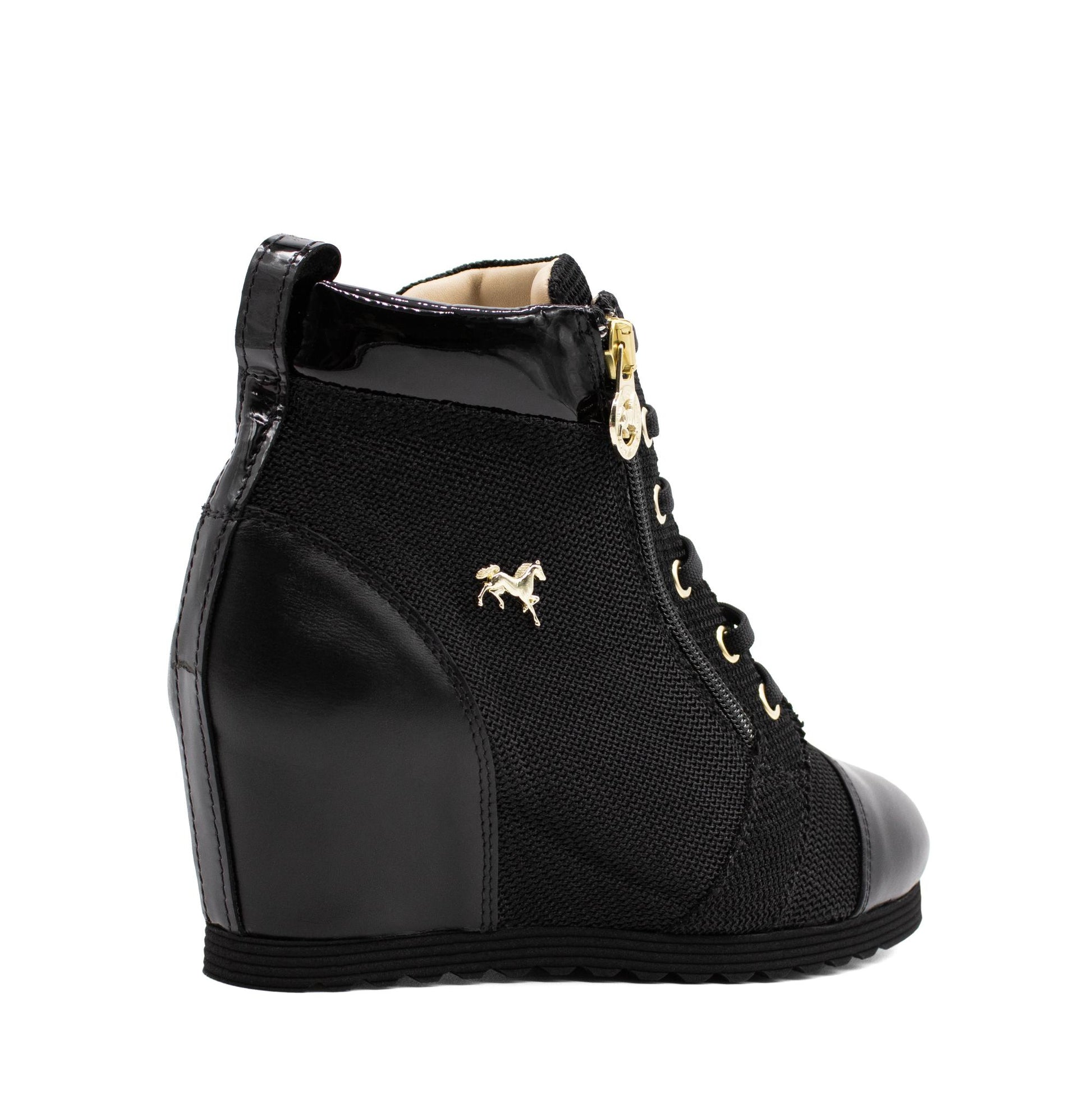 Cavalinho La Vie Wedge Sneakers - Black - 48010107.01_3