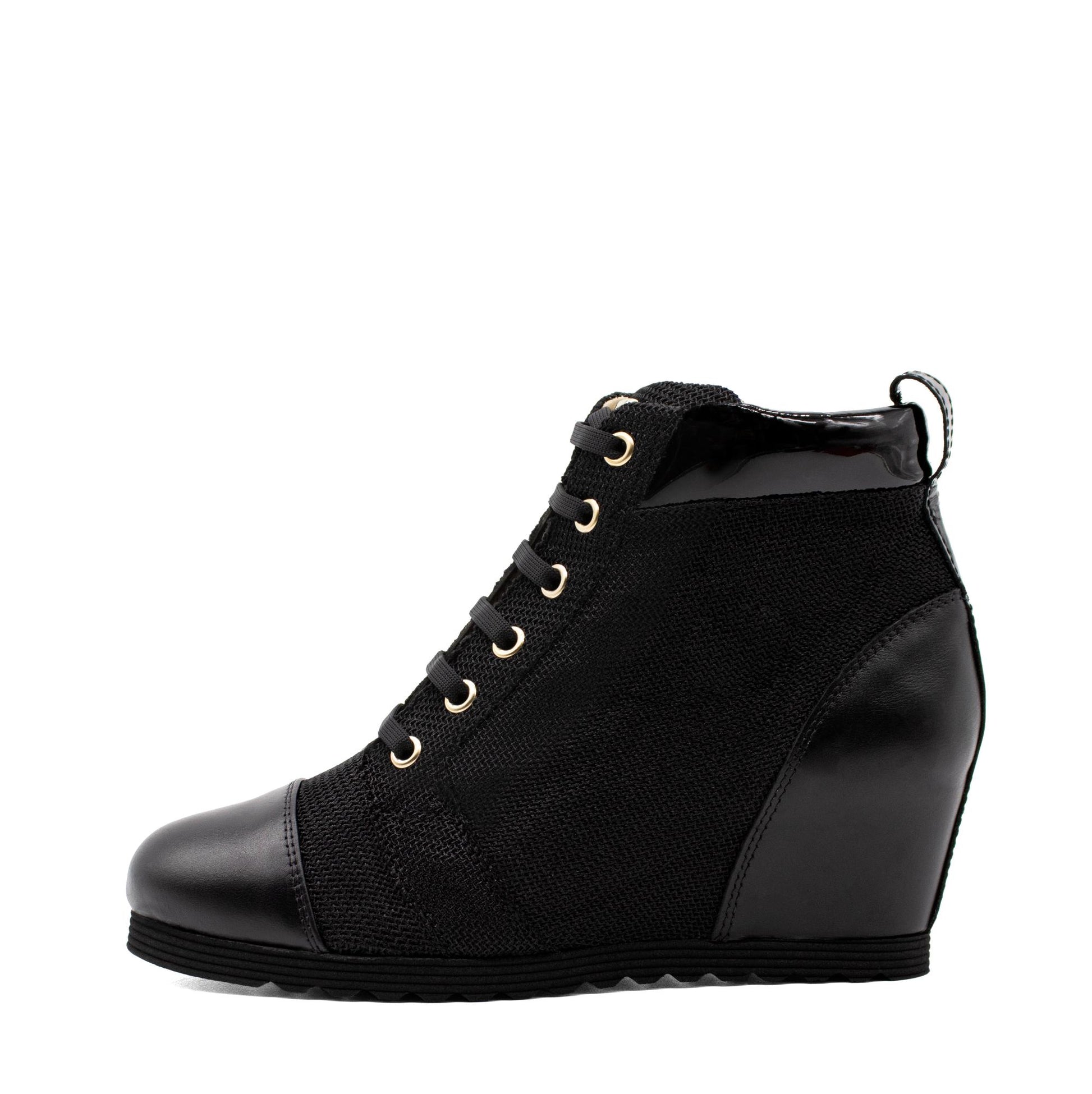 #color_ Black | Cavalinho La Vie Wedge Sneakers - Black - 48010107.01_4