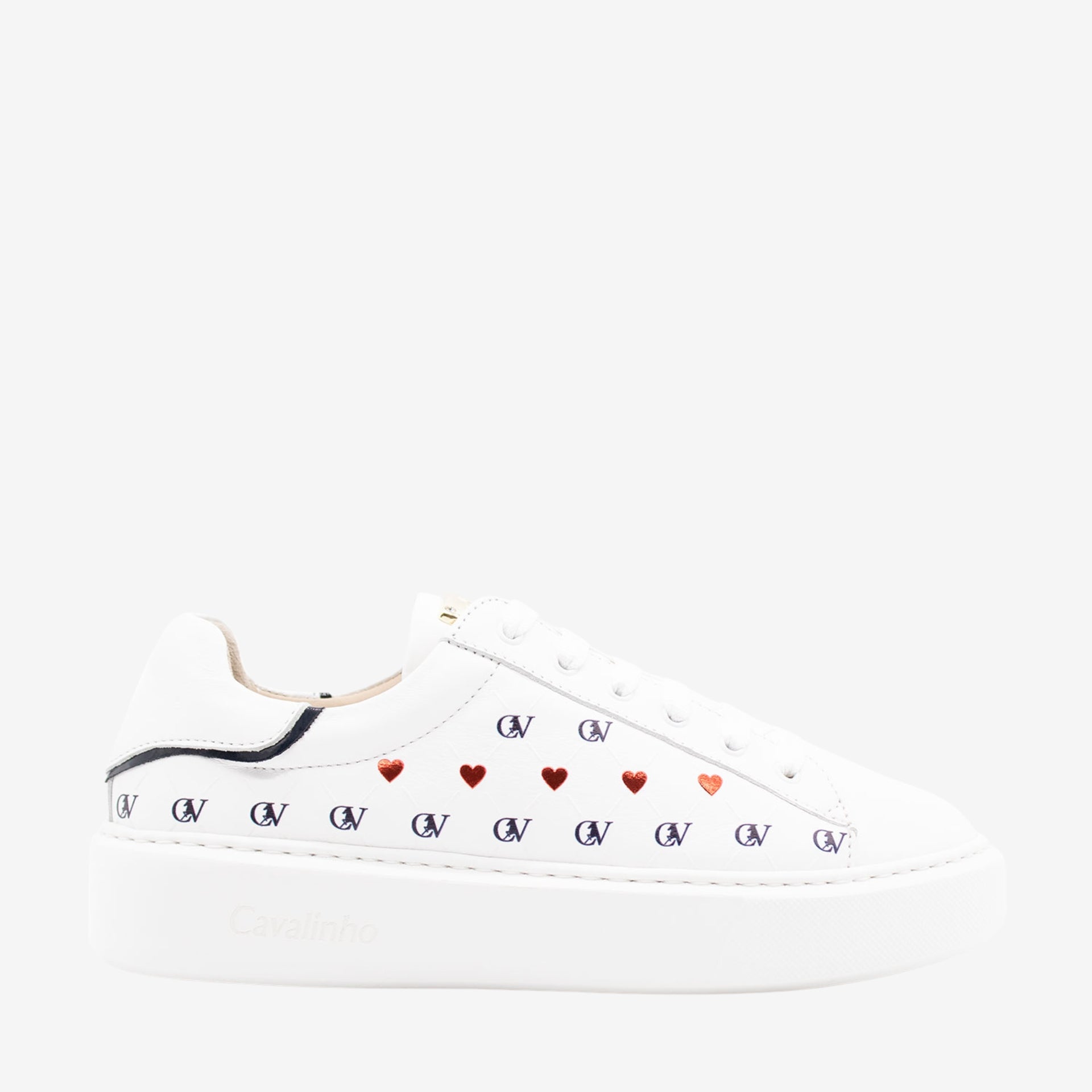 Cavalinho Love Yourself Limited Edition Sneakers for Women SKU 48010108.22 #color_Navy / White / Red
