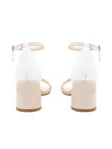Cavalinho Loved Block Heel Sandal SKU 48010115.31 #color_beige / white