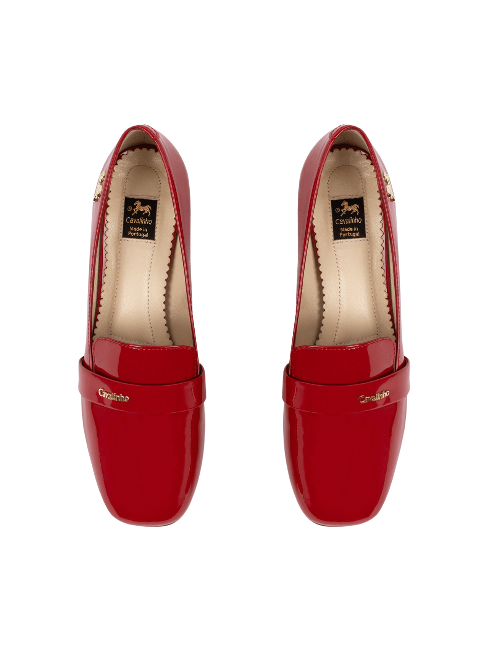 Cavalinho Enchanté Block Heel Loafers SKU 48010121.04 #color_red