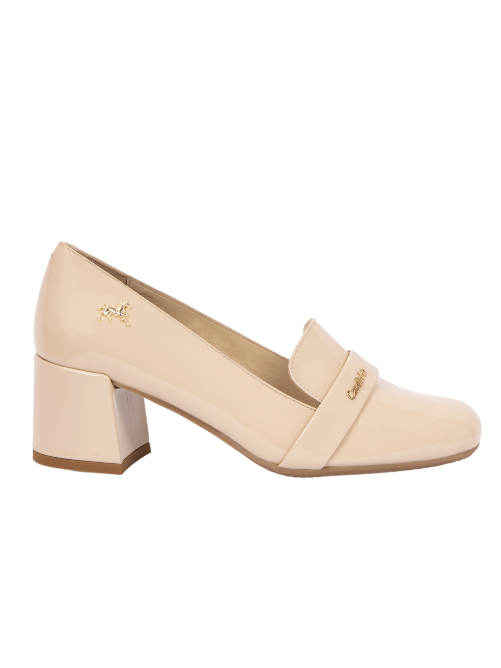 Cavalinho Enchanté Block Heel Loafers SKU 48010121.05 #color_beige