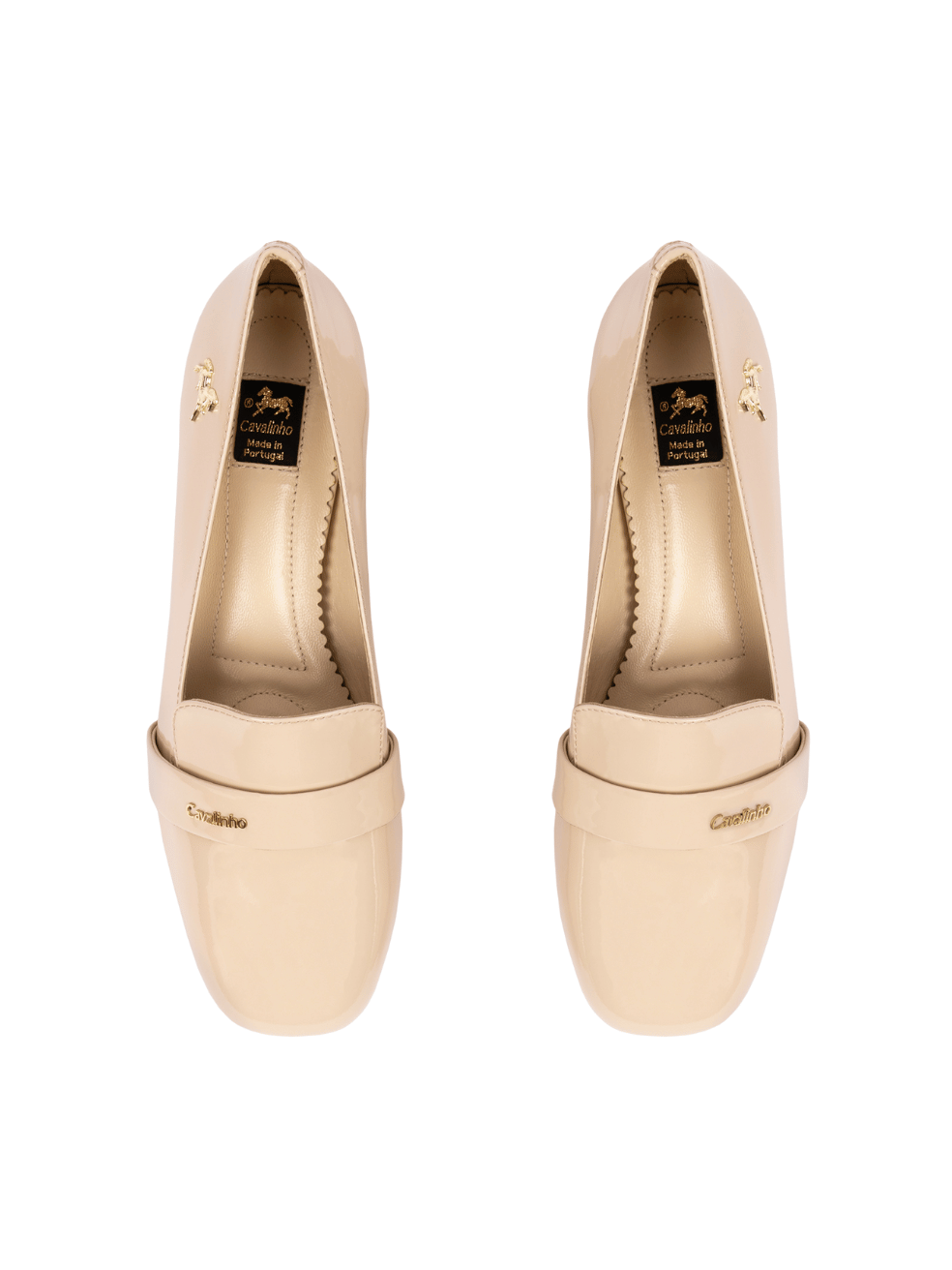 Cavalinho Enchanté Block Heel Loafers SKU 48010121.05 #color_beige