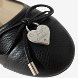 Cavalinho Sabrina Muse Soft Pebbled Black Leather Flats SKU 48010128.01 #color_black