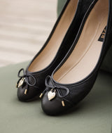 Cavalinho Sabrina Muse Soft Pebbled Leather Flats SKU 48010128.01 #color_black