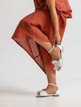 Cavalinho Golden Breeze White Flat Sandals for Women SKU 48010136.06 #color_white