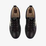 Cavalinho La Vie Black Leather Sneakers for Women SKU 48010138.01 #color_black