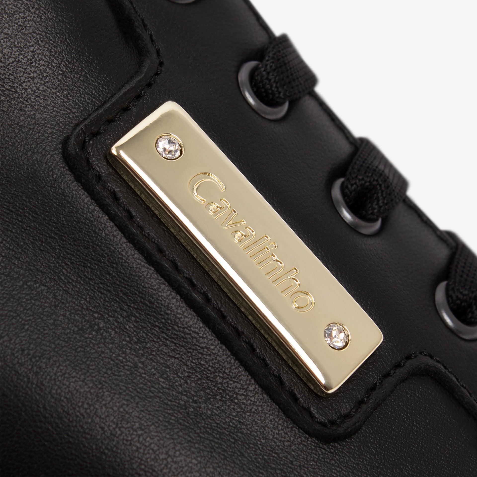 Cavalinho La Vie Black Leather Sneakers for Women SKU 48010138.01 #color_black