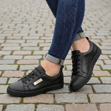 Cavalinho La Vie Black Leather Sneakers for Women SKU 48010138.01 #color_black