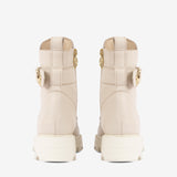 Cavalinho Signature CV Beige Ankle Leather Boots for Women SKU 48010139.05 #color_beige