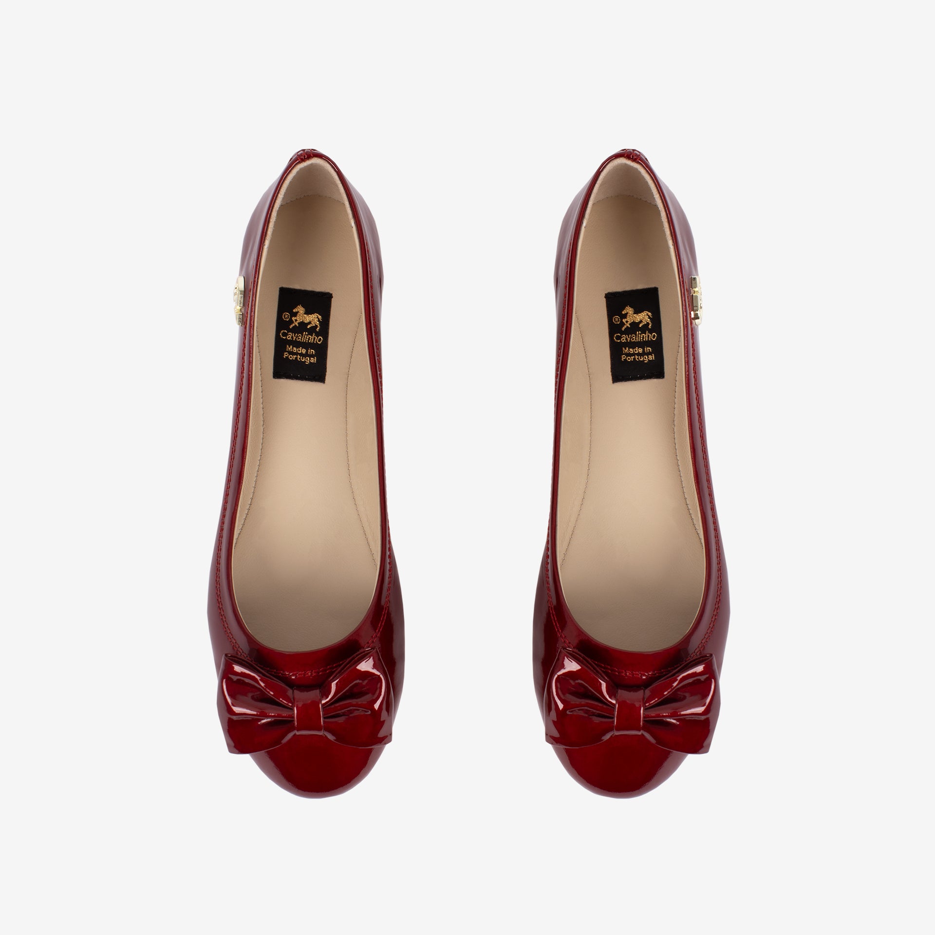 Midnight Rouge Red Patent Leather Flats for Women, Limited Edition SKU 48010140.04 #color_red