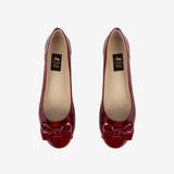 Midnight Rouge Red Patent Leather Flats for Women, Limited Edition SKU 48010140.04 #color_red