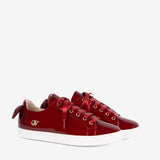 Midnight Rouge Red Patent Leather Sneakers for Women SKU 48010141.04 #color_red