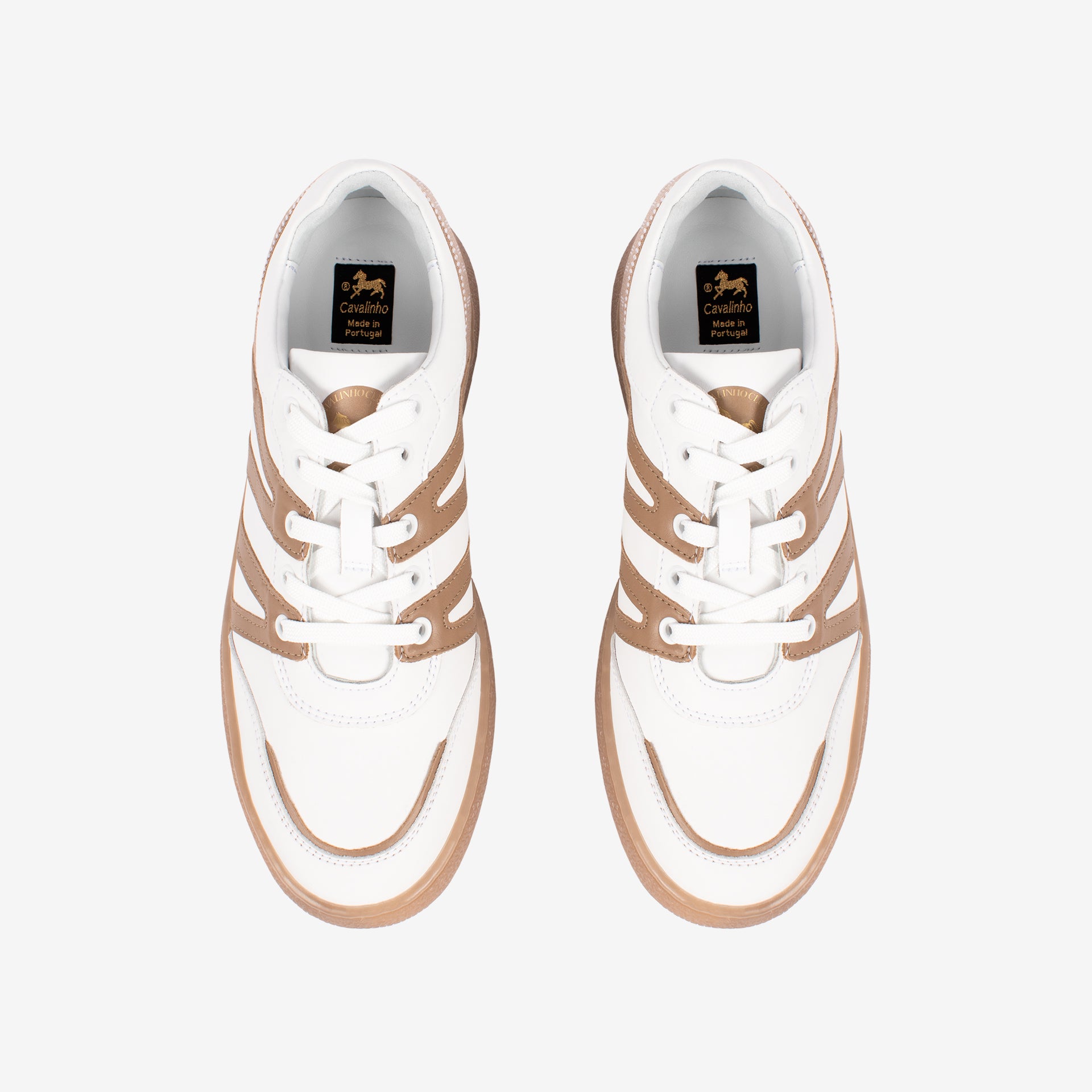 Cavalinho Dear Me Designer Sneakers for Women SKU 48010142.05 #color_beige / white, beige / blanc, bege / branco