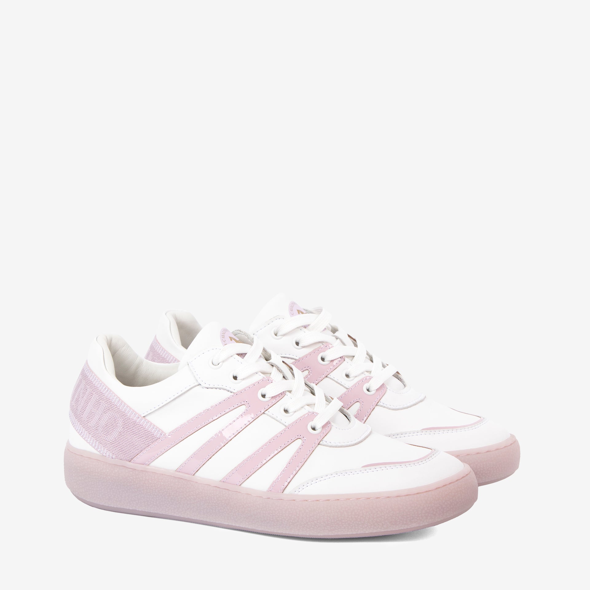 Cavalinho Dear Me Special Edition Designer Sneakers for Women in White & Lilac SKU 48010142.39 #color_lilac / white