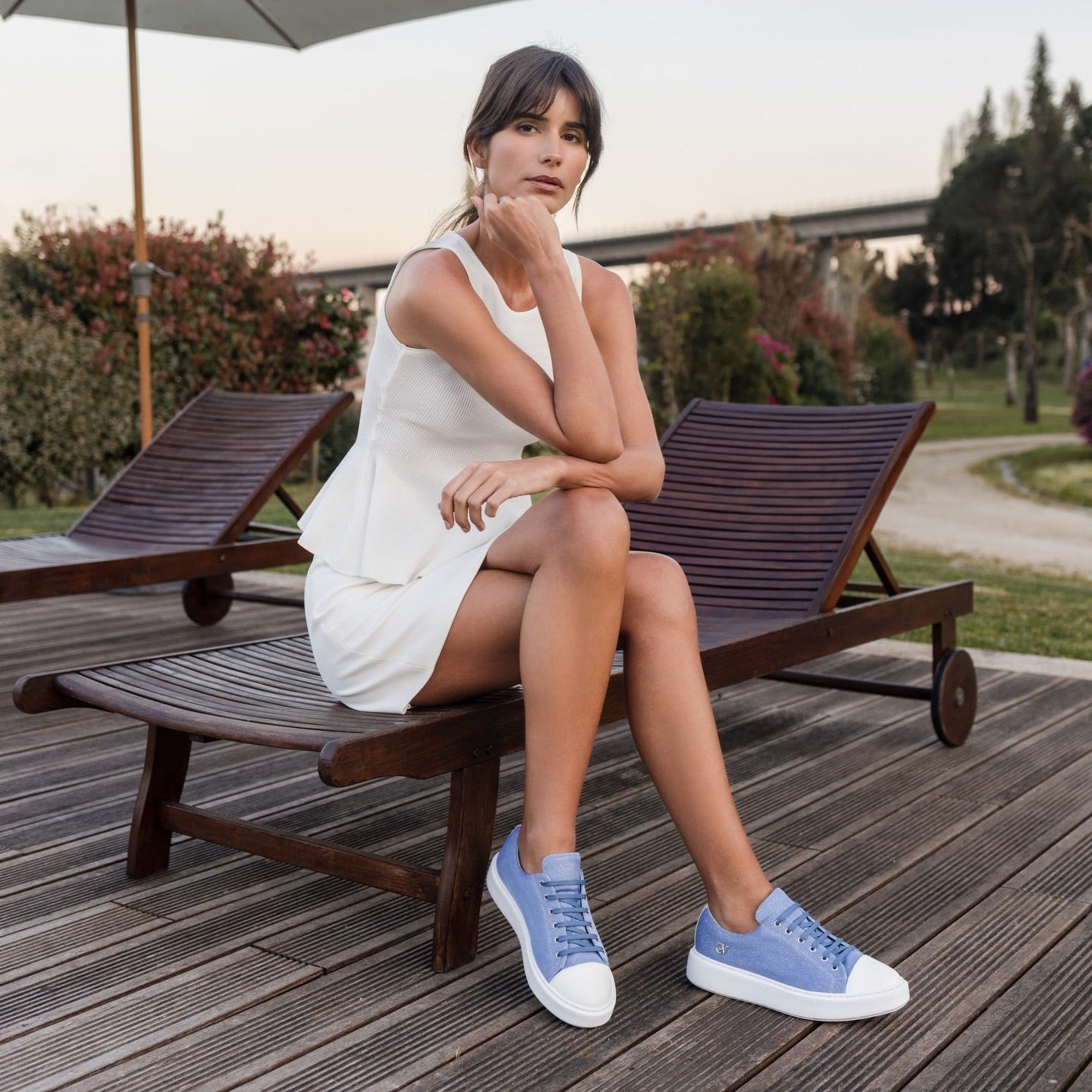 Cavalinho Amore Sparkly Blue Sneakers for Women SKU 48010143.10 #color_blue