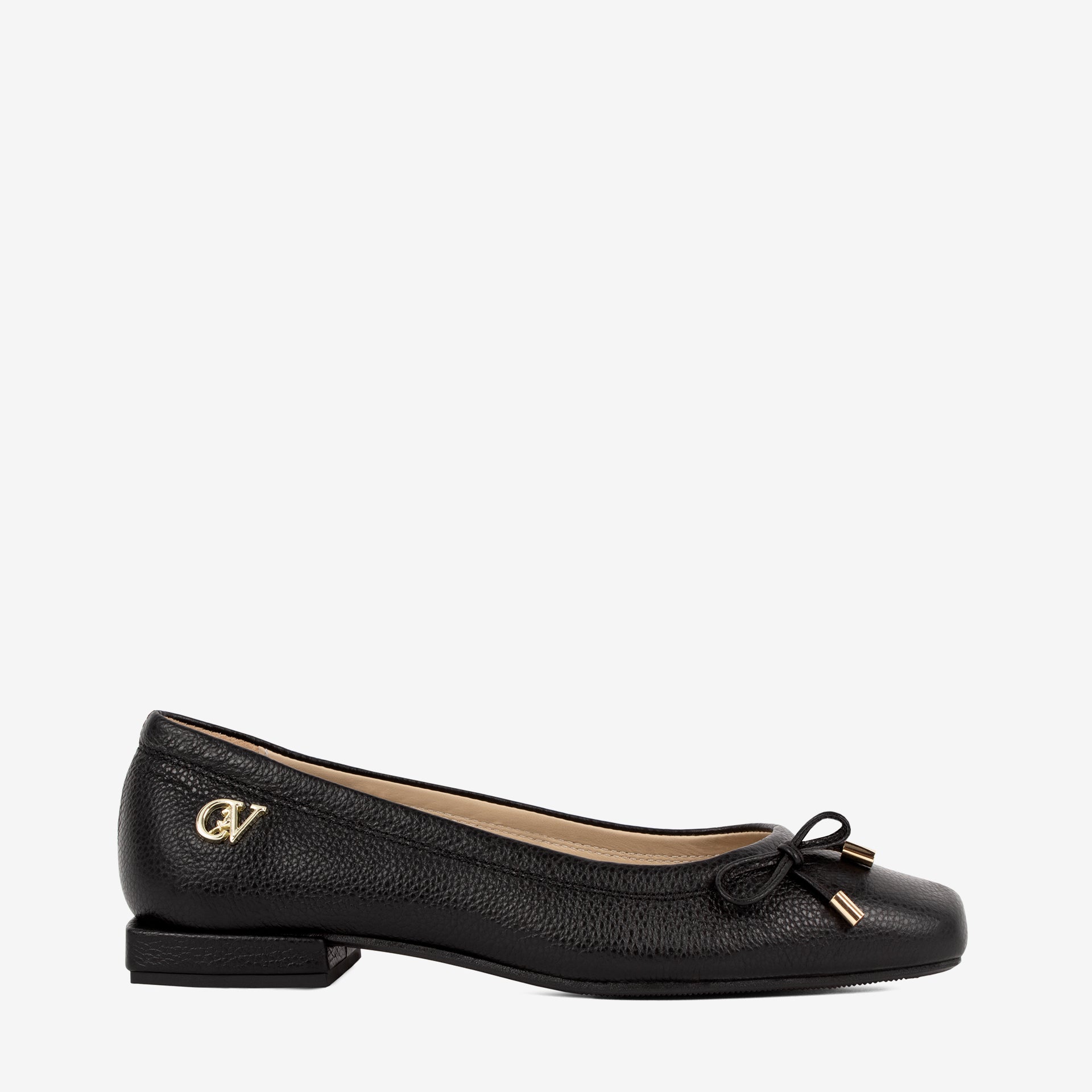 CV By Cavalinho Black Leather Flats SKU 48010146.01 #color_black