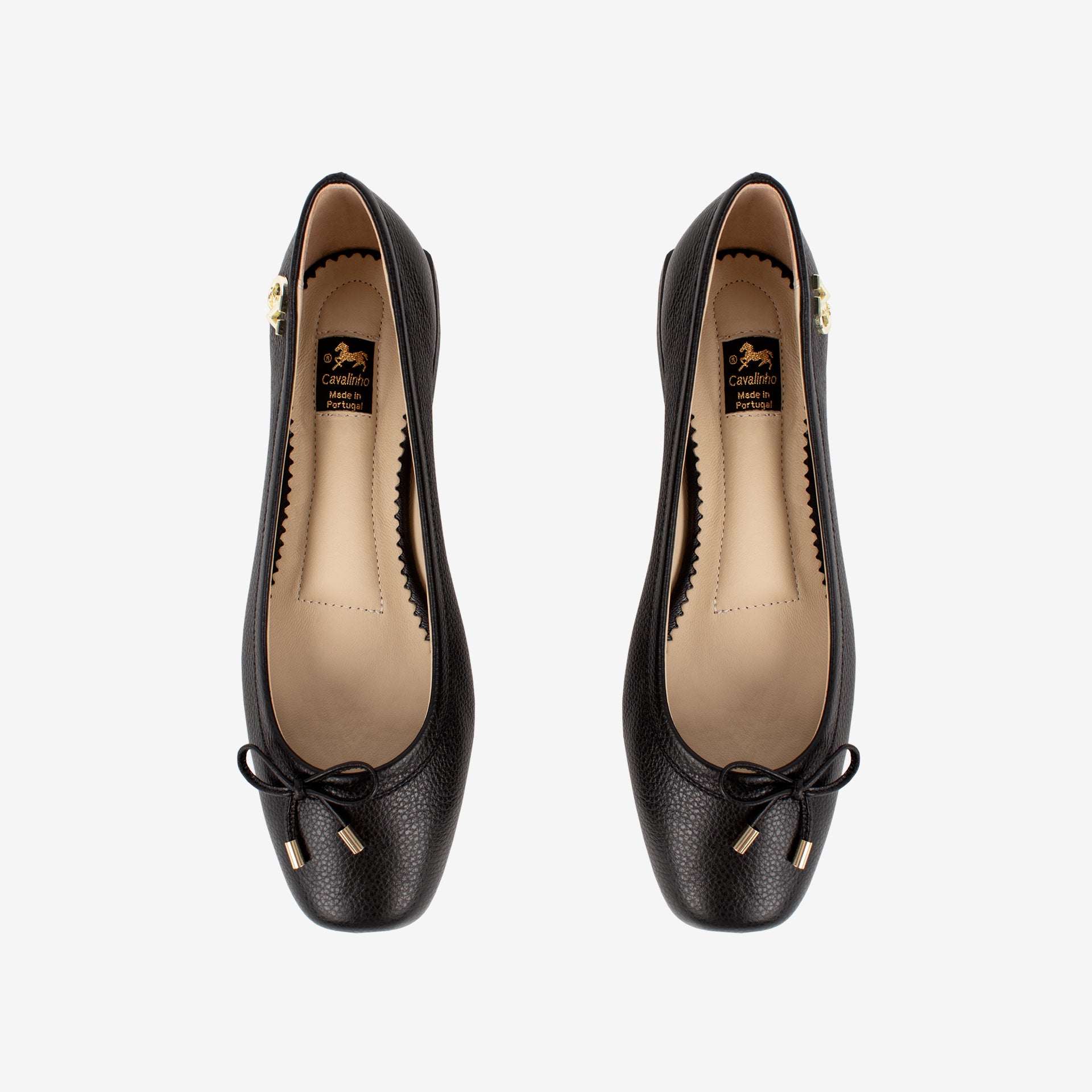 CV By Cavalinho Black Leather Flats SKU 48010146.01 #color_black