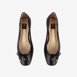 CV By Cavalinho Black Leather Flats SKU 48010146.01 #color_black