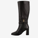 Black Signature CV by Cavalinho Knee-High Leather Boots SKU 48010148.01 #color_black