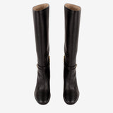 Black Signature CV by Cavalinho Knee-High Leather Boots SKU 48010148.01 #color_black