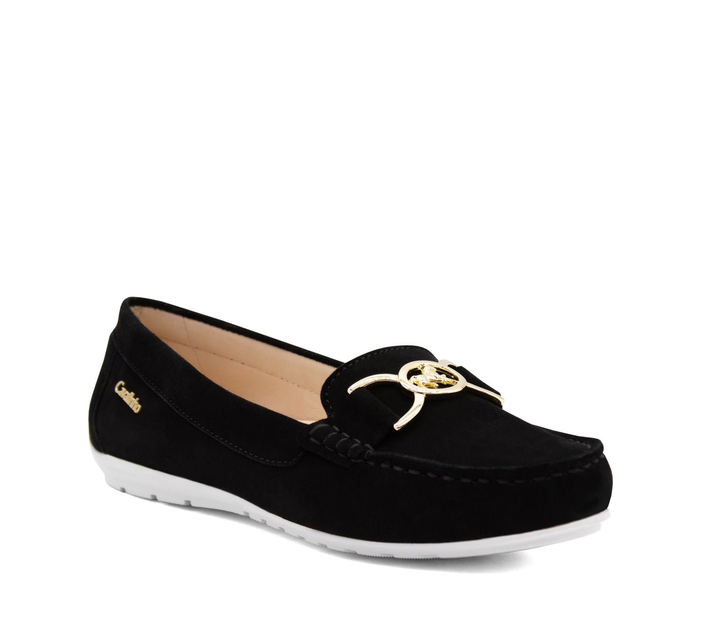 #color_ Black | Cavalinho Belle Leather Loafers - Black - 48020001.01_2