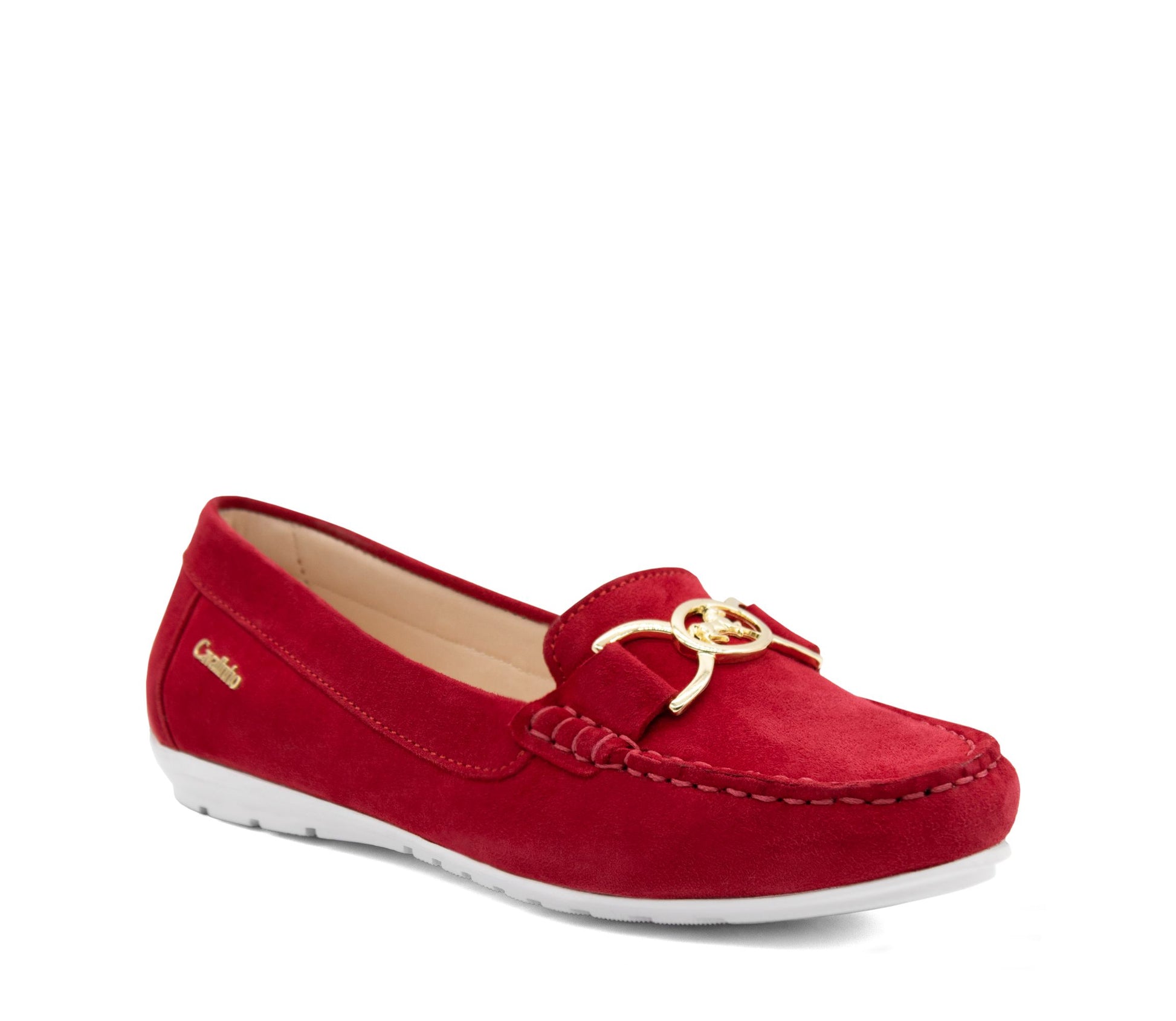 Cavalinho Belle Leather Loafers - Red - 48020001.04_2