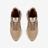 Cavalinho Courtesy Beige Sneakers for Men SKU 48050003.43 #color_Black / Tan